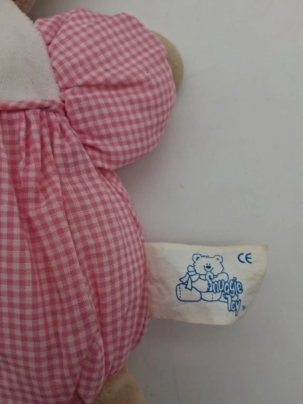 MY First Bear Rattle Snuggie Toy Pink 10